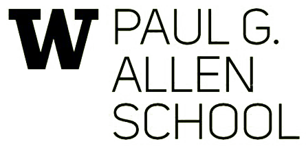 The Allen School CS logo, which is a larger UW with Paul G. Allen School of Computer Science and Engineering text.